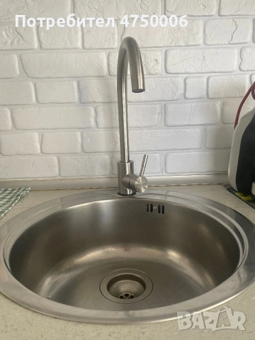 Смесител с мивка за кухня , снимка 3 - Мивки - 53643397
