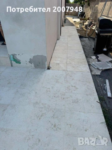 ПРОМОЦИЯ - Грапав Мрамор Беж за Двор и Пътеки  Плочи 1.5/60/40 - 19 Евро кв.м. с ДДС, снимка 2 - Други - 49392799