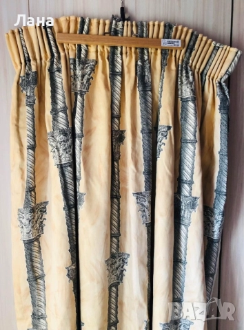 английски Пердета 2 части, английски, и плетено одеяло , снимка 14 - Пердета и завеси - 40439132