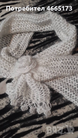 Бял Шал , снимка 2 - Шалове - 53025116
