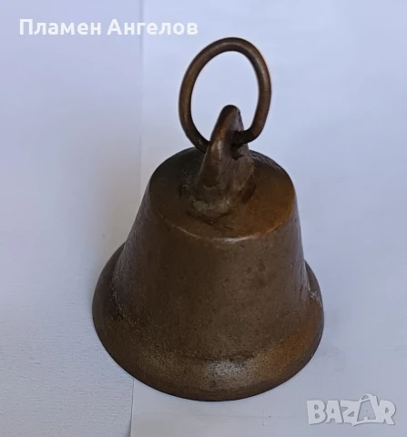 Стара бронзова камбанка, звънче, хлопка, снимка 4 - Други ценни предмети - 50941847