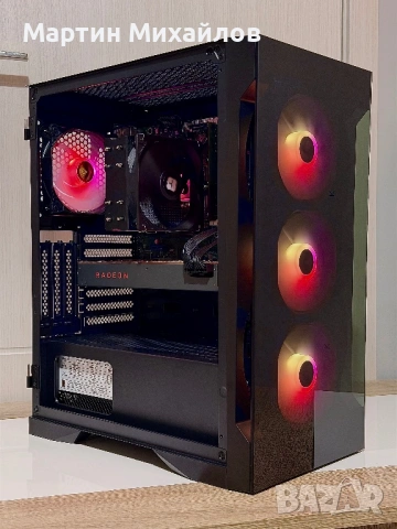 Геймърски компютър i5-8400, RX5700, 32GB, снимка 6 - Геймърски - 53582787