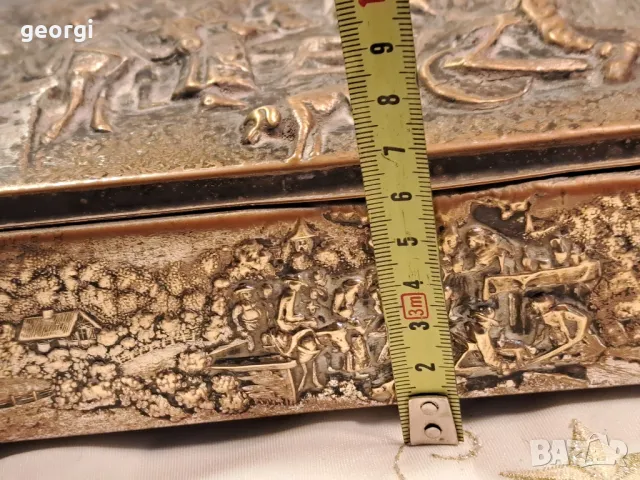 кутия за бижута с посребрен метален обков  7/1, снимка 9 - Антикварни и старинни предмети - 49666391