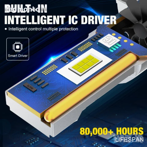 LED Крушки мини H7 110W 22000LM за Фарове – с CSP Чипове и Медна Тръба, снимка 5 - Аксесоари и консумативи - 51137599