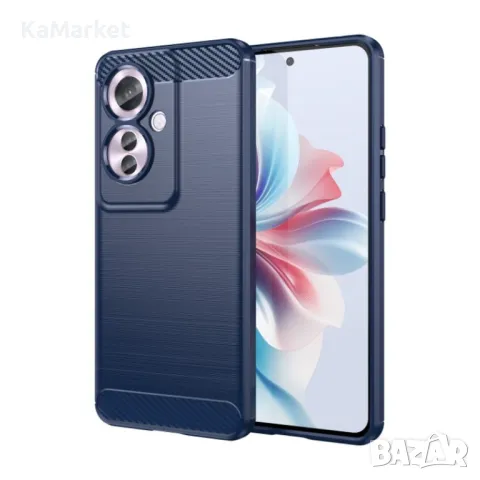 OPPO Reno11 F 5G Удароустойчив Carbon Fiber Калъф и Протектор, снимка 2 - Резервни части за телефони - 47838927