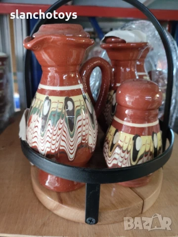 Глинени гювечета, 500 -650мл.тава,чинии,оливерник,Троянска керамика , снимка 15 - Съдове за готвене - 48759107