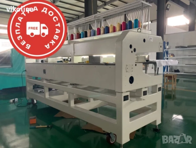 Бродировъчна машина Шест глава 400 мм . х 450 мм. + Застъпване, снимка 2 - Други машини и части - 52940093