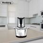 Чопър Rosberg R51111E, 500W, 3л., 2скорости, стъклена купа, Черен/ Сребрист, 2 ГОДИНИ ГАРАНЦИЯ, снимка 4