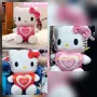 Голяма плюшена играчка Hello Kitty Love Сърце, 25/45/65см , снимка 1