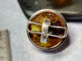 ВЕЛИКОЛЕПЕН СРЕБЪРЕН ПРЪСТЕН СРЕБРО ВИСОКА ПРОБА с ОГРОМЕН БАЛТИЙСКИ 100% НАТУРАЛЕН КЕХЛИБАР 42000, снимка 17