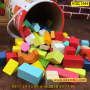 онструктор 100 дървени кубчета в различни цветове, образователна играчка за деца - КОД 3549, снимка 8