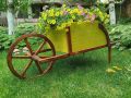 Прекрасна градинска количка за декорация - Вдъхнете нов живот на вашата градина!, снимка 7