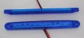 1бр. Лед LED габарити с 12 диода , 12-24V , СИНИ за камион ремарке , снимка 3