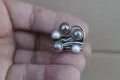 Уникален дамски сребърен пръстен с перли, снимка 10