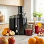 Мощна сокоизстисквачка 600W за плодове и зеленчуци с широка фуния и контейнер за пулпа 1.5L, снимка 3