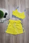 Жълт Дамски комплект от две части. , снимка 2