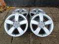 ОРИГИНАЛНИ алуминиеви джанти 18 ' цола 5х112 Ауди / AUDI 5x112 66,6, снимка 2
