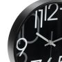 Стенен часовник Liberta, Матов, Черен, 30 см, снимка 3