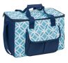 Изотермална чанта Тюркоаз Синьо Бял Дизайн 42x23x29cm - 28л, снимка 1