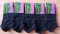 Дамски бамбукови къси черни чорапи 35-41 номер, снимка 1 - Дамски чорапи - 45657907