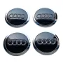 69мм Капачки за джанти за АУДИ AUDI А3 А4 А5 А6 А7 А8 OEM 4B0 601 170A - ЧЕРНИ, снимка 1