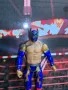 Екшън фигура WWE Sin Cara Син Кара Basic Series Lucha играчка BLUE, снимка 5