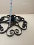 Стар Ръчно Кован Метален Орнамент., снимка 10