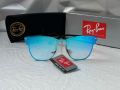 Ray-Ban RB3576 дамски слънчеви очила сини огледални 