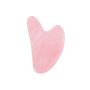 Розов нефритен камък скрепер за лице във формата на сърце за лице, снимка 1
