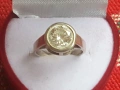 Сребърен пръстен с камък , снимка 1