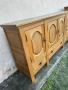 Голям масивен дъбов бюфет – 4 врати / 3 чекмеджета, снимка 2