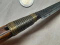 Стар кован нож,османски, ходми,каруд,кама,кулак, , снимка 5
