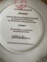 Колекционерска порцеланова чиния за стена от ограничена серия « Westies “., снимка 4