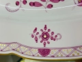 Масивно винтидж плато Cölln Meissen-Purle Indian Flower, снимка 5