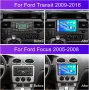 Мултимедия, Двоен дин, Навигация, за Ford Focus, Ford Transit, плеър, екран, Android, Transit, Focus, снимка 6