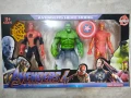 Комплект Герои Хълк, Спайдърмен и железният човек, Hulk , снимка 1