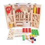 Дървена кутия - куфар за инструменти, снимка 1 - Образователни игри - 46017098