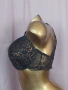 Ulla Popken 90 D Бял и черен дантелен сутиен , снимка 4