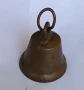 Стара бронзова камбанка, звънче, хлопка, снимка 4