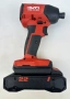 Hilti SiD 6-22 Nuron - Безчетков импакт 2х22V 4.0Ah перфектен!, снимка 3