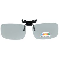Сив клипс за слънце с фотохромни лещи , снимка 1 - Слънчеви и диоптрични очила - 45080042