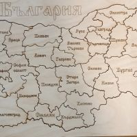Дървен пъзел карта на България/Европа , снимка 3 - Образователни игри - 45351225