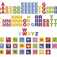 Образователна Магнитна Детска дъска Магнитни букви 126 части, снимка 2 - Образователни игри - 45301062