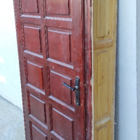 Дървена таблена врата, снимка 1 - Входни врати - 45032870