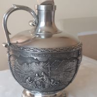 Кана и чаши за ракия от калай Antik*Vintage, снимка 4 - Антикварни и старинни предмети - 45096057