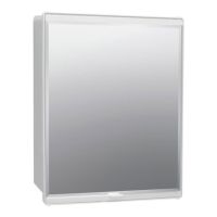 Бял шкаф за баня с огледало, снимка 5 - Шкафове - 45129627