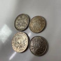 Сребърни монети 1/2/5 francs, снимка 3 - Нумизматика и бонистика - 45732309