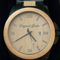 Часовник ORIGINAL GRAIN Maple Wood 100% Оригинален, снимка 2 - Мъжки - 44990471
