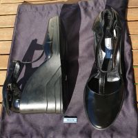 Prada сандали на платформа 39 естествена кожа, снимка 11 - Дамски обувки на ток - 45155122