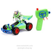 Кола с дистанционно управление JADA Toys Disney Pixar Toy Story 4 Turbo Buggy W/Buzz Lightyear, снимка 1 - Коли, камиони, мотори, писти - 45360224
